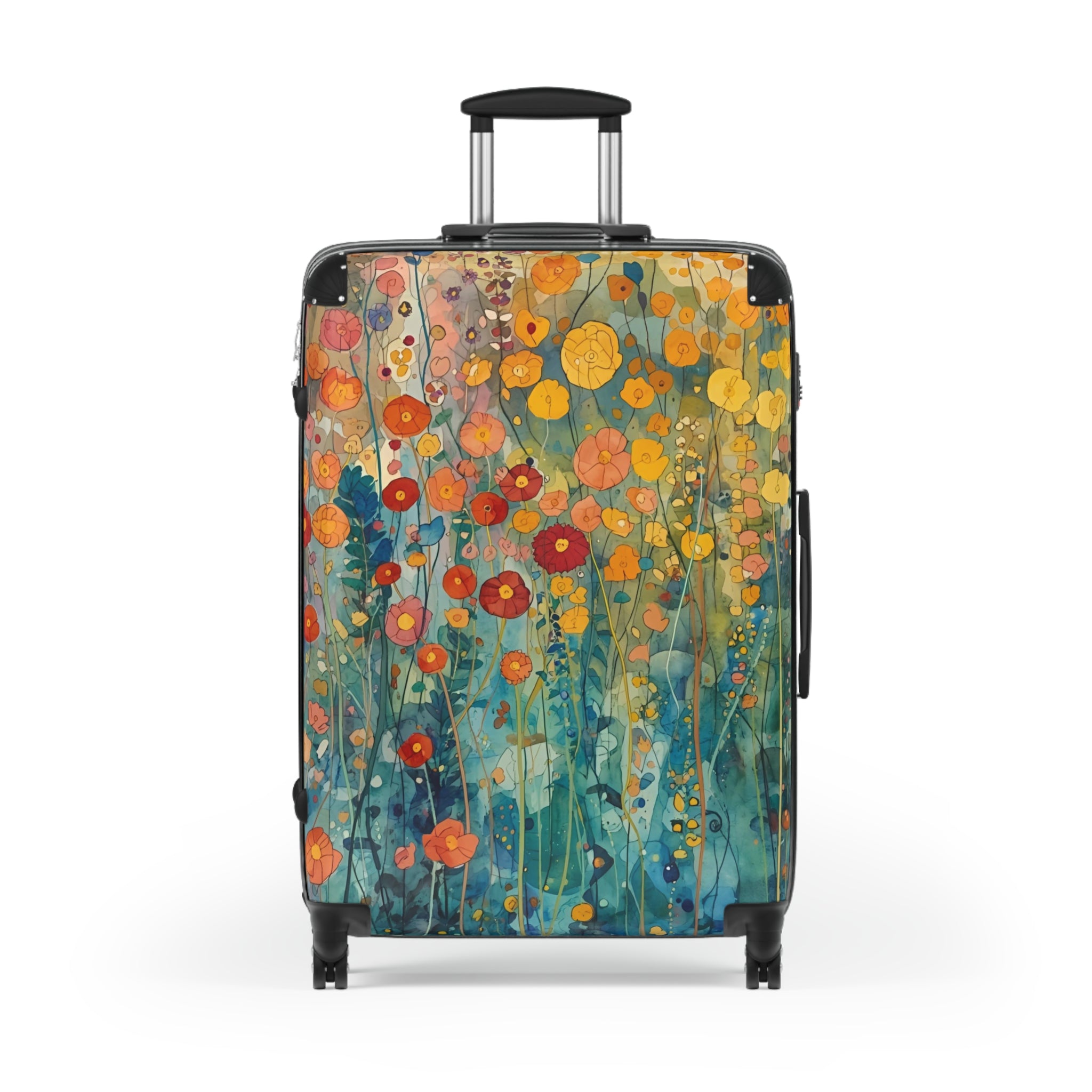 Floral Rosetta Creative Suitcase Colorful Travel Gear - Rosetta Creative Boutique